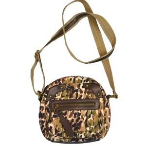 Style & Co‎ Canvas Camo Print Crossbody Bag Purse